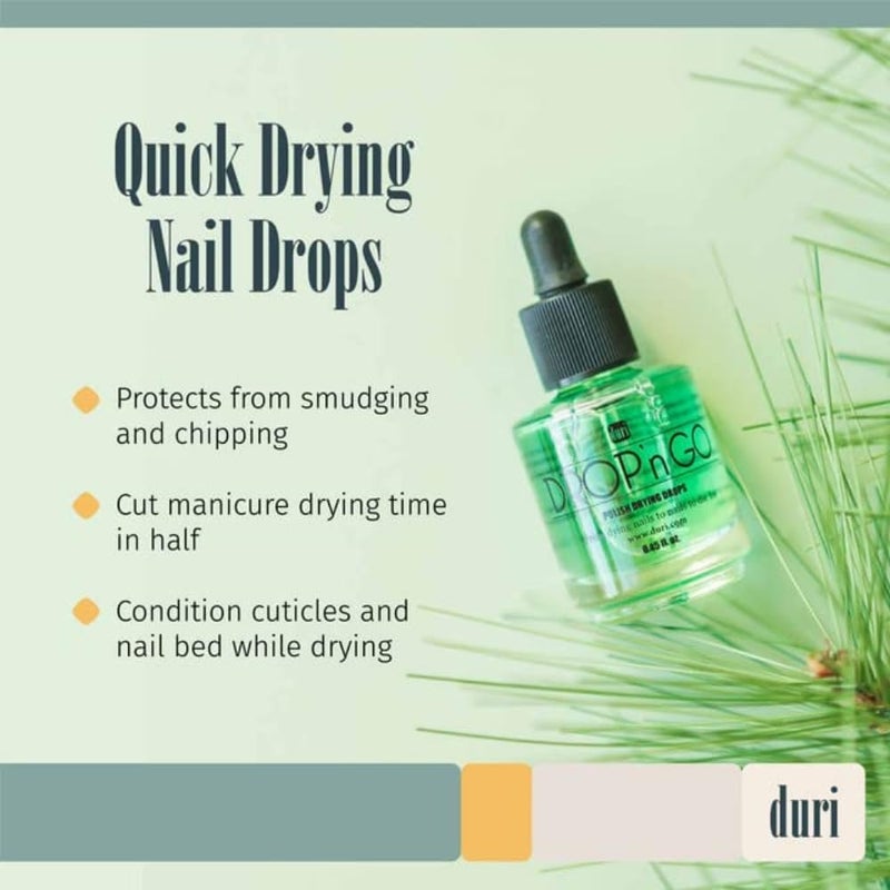 duri Drop'n Go Quick Dry Nail Drops - Fast Drying Drops for Long Lasting Nail Polish 0.45 fl. oz. (Pack of 1) - Image 2